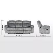 Recline Bliss Sofa + recliner sofa + liqana