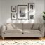 Elegant Bouclé Sofa + bouclé sofa + liqana