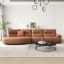 Oversized Modern Curved Sectional Sofa - 5-Seater