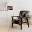 Patterned Upholstered Accent Chair