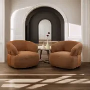Circle Chairs Set (2 pcs)