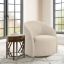 Upholstered Swivel Barrel Chair