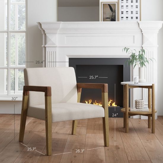 2-Piece Upholstered Armchair Set