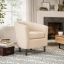 Upholstered Bouclé Accent Chair