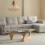 Triangle Glass Top Coffee Table