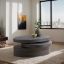 Contemporary Wood Rotatable Coffee Table