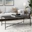 Rectangular modern living room table