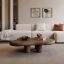 Cloud Shape Wooden Coffee Table
