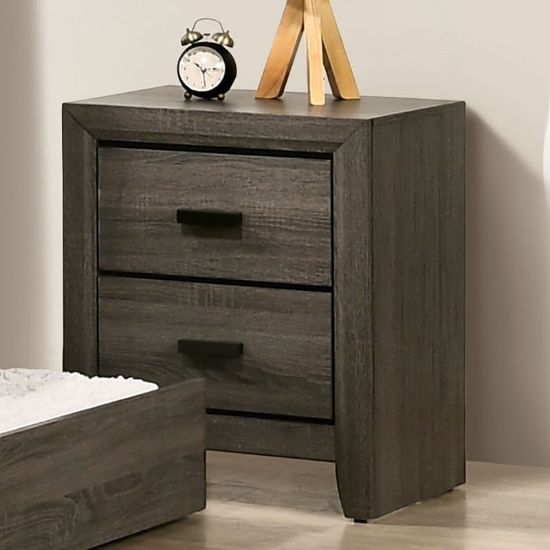 Nightstand with 2 Storage Drawers