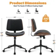 Ergonomic Adjustable Height Task Chair