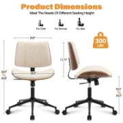 Ergonomic Adjustable Height Task Chair