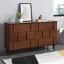 Solid Wood 6-Drawer Double Dresser with Modern Design