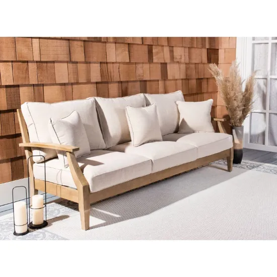 Outdoor Patio Sofa with Cushions