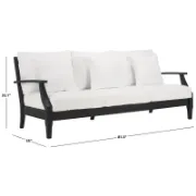 Outdoor Patio Sofa with Cushions