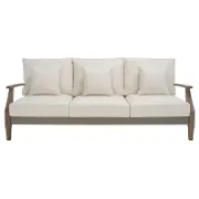 Outdoor Patio Sofa with Cushions