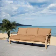 Outdoor Patio Sofa with Cushions