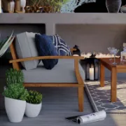 Outdoor Teak Sofa
