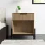 1-Drawer Nightstand with Open Cubby