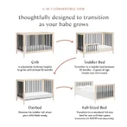 4 -in-1 Convertible Crib