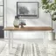 Rectangular Solid Wood Base Dining Table