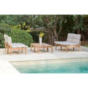 Teak Outdoor Seating Set with Cushions