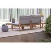 Teak Outdoor Seating Set with Cushions