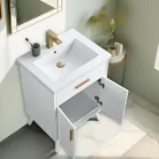 صورة وحدة حوض حمّام فردية بسطح حوض من السيراميك