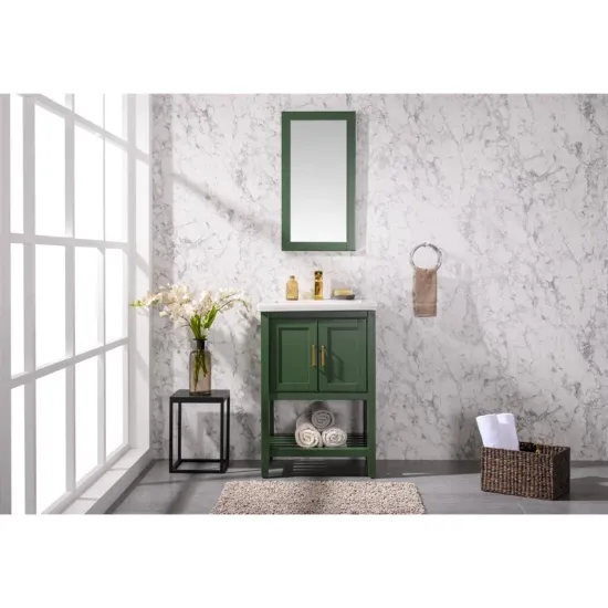 Single Bathroom Vanity with Ceramic Top