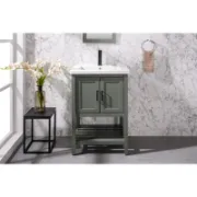 Single Bathroom Vanity with Ceramic Top