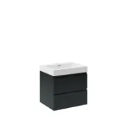 Picture of Wall Mount Single Sink Bathroom Vanity with Top and Sink