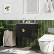 Black Bathroom Vanity