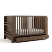 4-In-1 Convertible Crib With Drawer