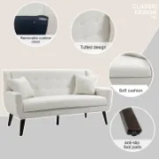 Stephanny 3 - Piece Set+ Luxury Affordable Custom Living Room Sofa by Liqana – Saudi Arabia