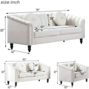 zahra 3-Piece Set+ Luxury Affordable Custom Living Room Sofa by Liqana – Saudi Arabia