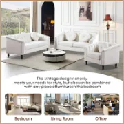 zahra 3-Piece Set+ Luxury Affordable Custom Living Room Sofa by Liqana – Saudi Arabia