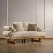 تفصيل طقم كنب مودرن قماش ناعم فخم