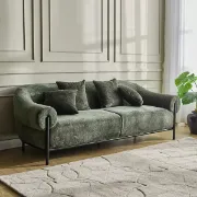 تفصيل كنب ثلاثى قماش مودرن