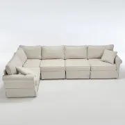 كنبة حرف L نوفيرا