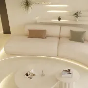 تفصيل كنبة مودرن قماش ناعم