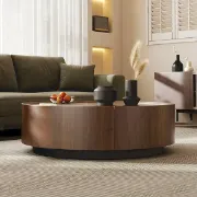 تفصيل طاولة خشب دائرية
