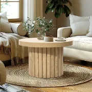 تفصيل طاولة قهوة خشب بلوط