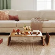 تفصيل طاولة مودرن خشب طبيعي