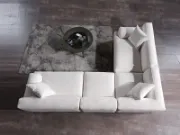 تفصيل طقم كنب راقي ناعم ابيض
