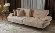 تفصيل طقم كنب أنيق واسع قماش ناعم