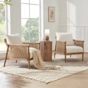 تفصيل كرسي خيزران طبيعي ناعم