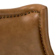 تفصل كرسي جلد بني داكن