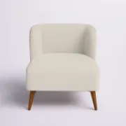 تفصيل كرسي قماش بوكليه كريمي