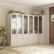 تفصيل دولاب ابيض كبير للتخزين