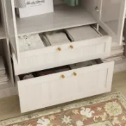 تفصيل دولاب ابيض كبير للتخزين