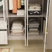 تفصيل دولاب ابيض كبير للتخزين